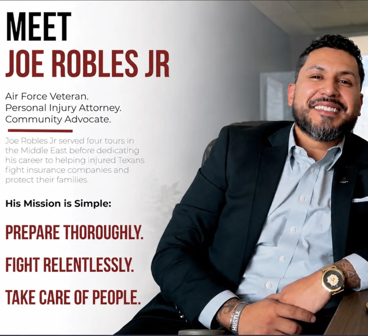 Meet Joe Robles Jr - Air Force veteran and Fort Worth personal injury attorney
